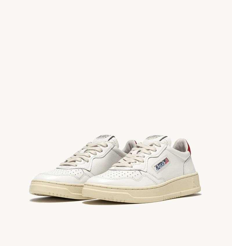 Autry Medalist Sneaker white red