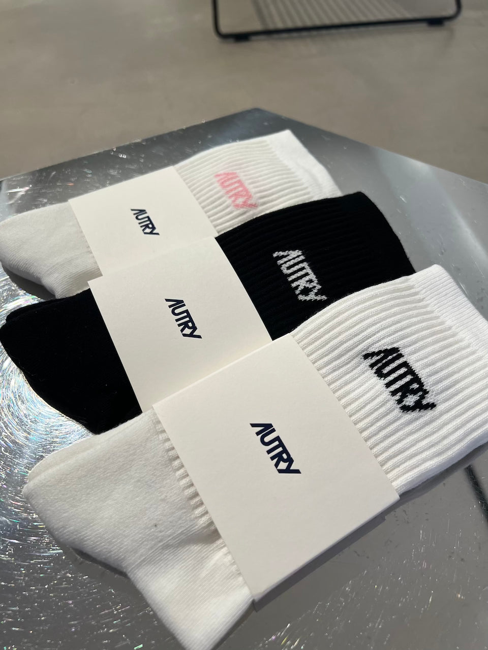 Socks Main Unisex Stars black/white