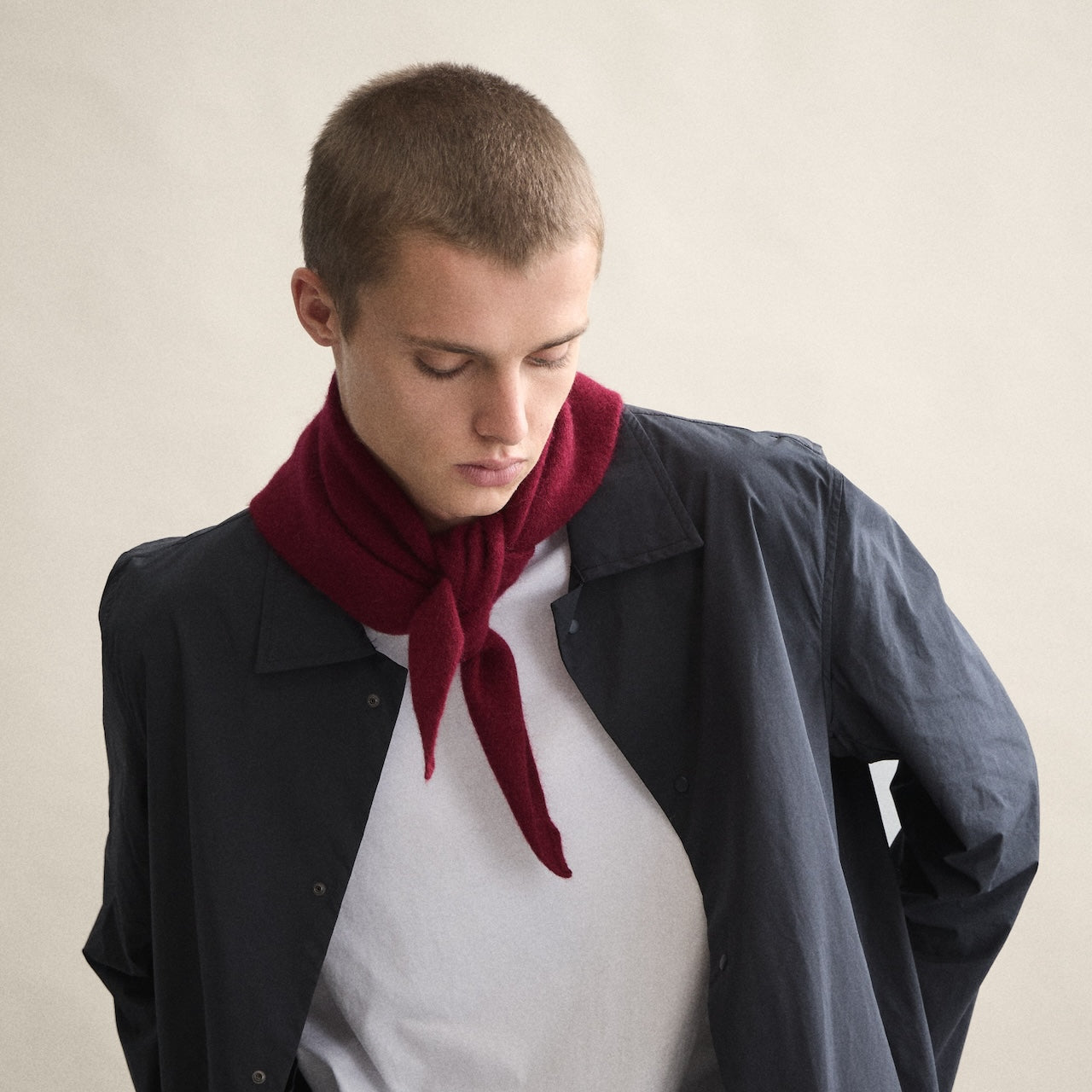 Sophie Scarf Bandana wine