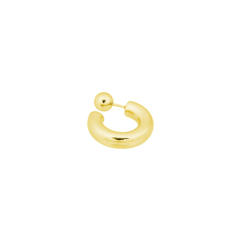 Hoop Dot Earrings goldplated