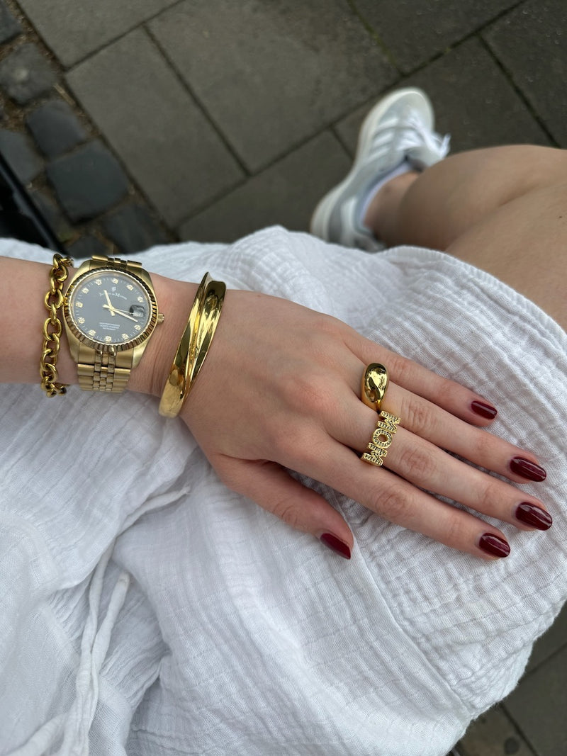 Onda Bracelet goldplated