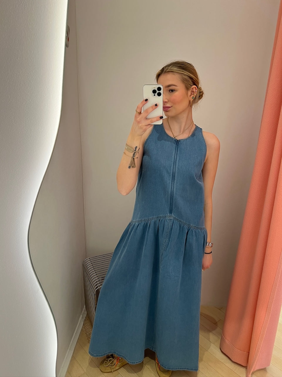 Almina Maxidress true navy