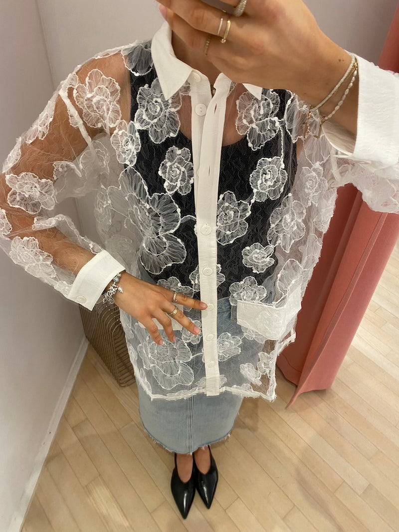 Annica Shirt blanc de blanc
