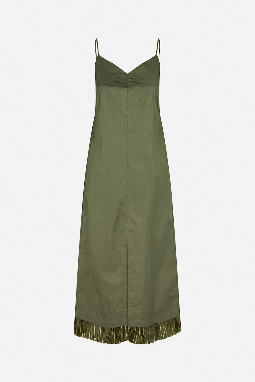 Atelia Maxidress four leaf clover green