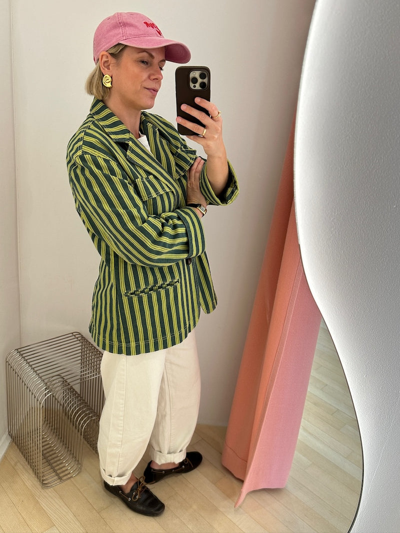 Bina Blazer snake eye stripe