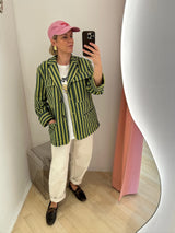 Bina Blazer snake eye stripe