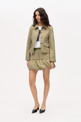 Bolie Blazer straw yellow tweed