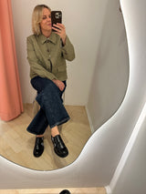 Bolie Blazer straw yellow tweed
