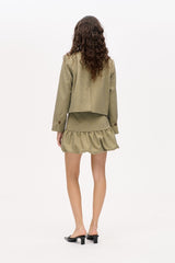Bolie Blazer straw yellow tweed