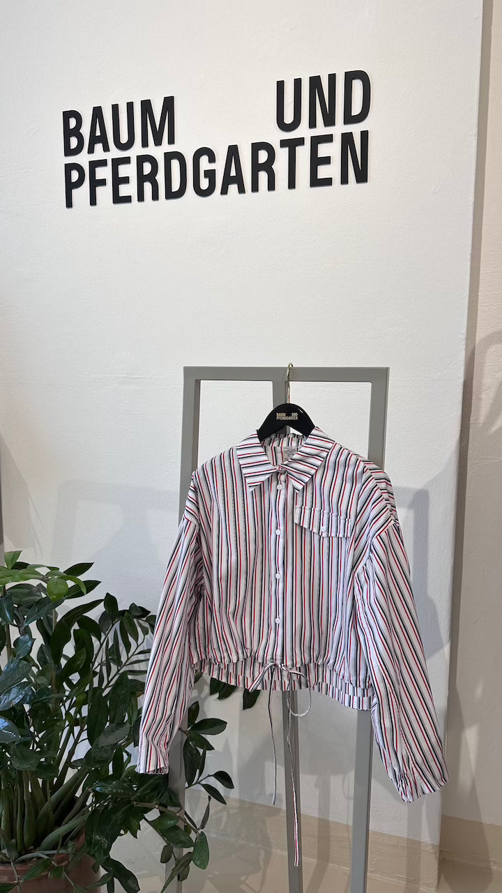 Bryce Shirt haute red stripe