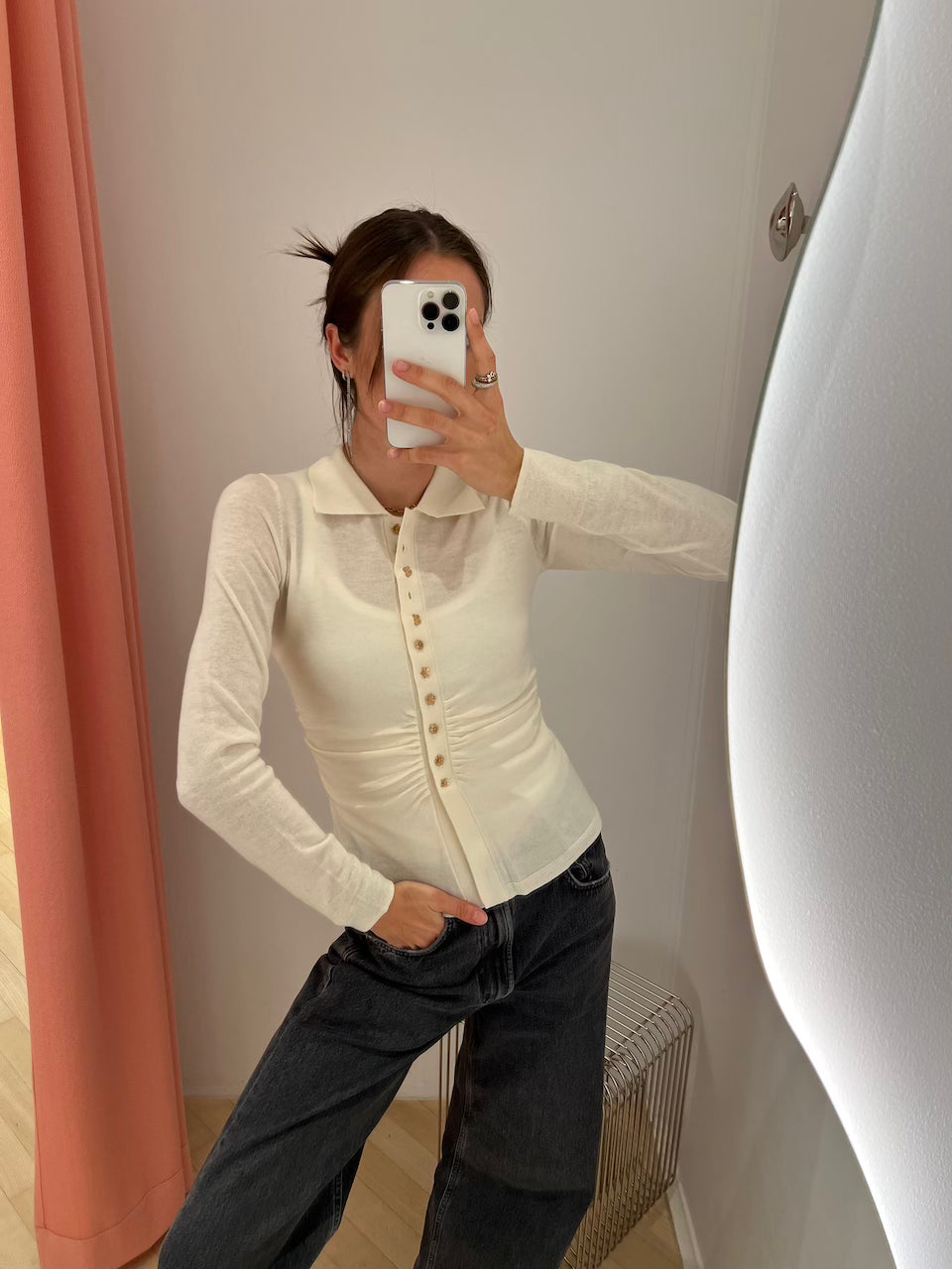 Camiline Cardigan cream