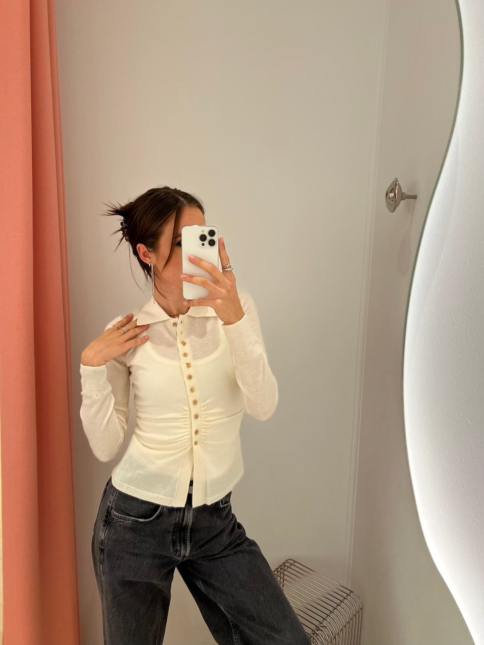 Camiline Cardigan cream