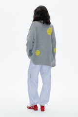 Crissa Sweater grey tennisball