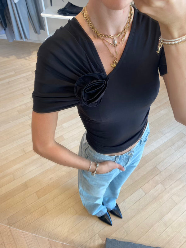 Jansje Top black