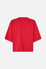 Jiana T-Shirt crimson red