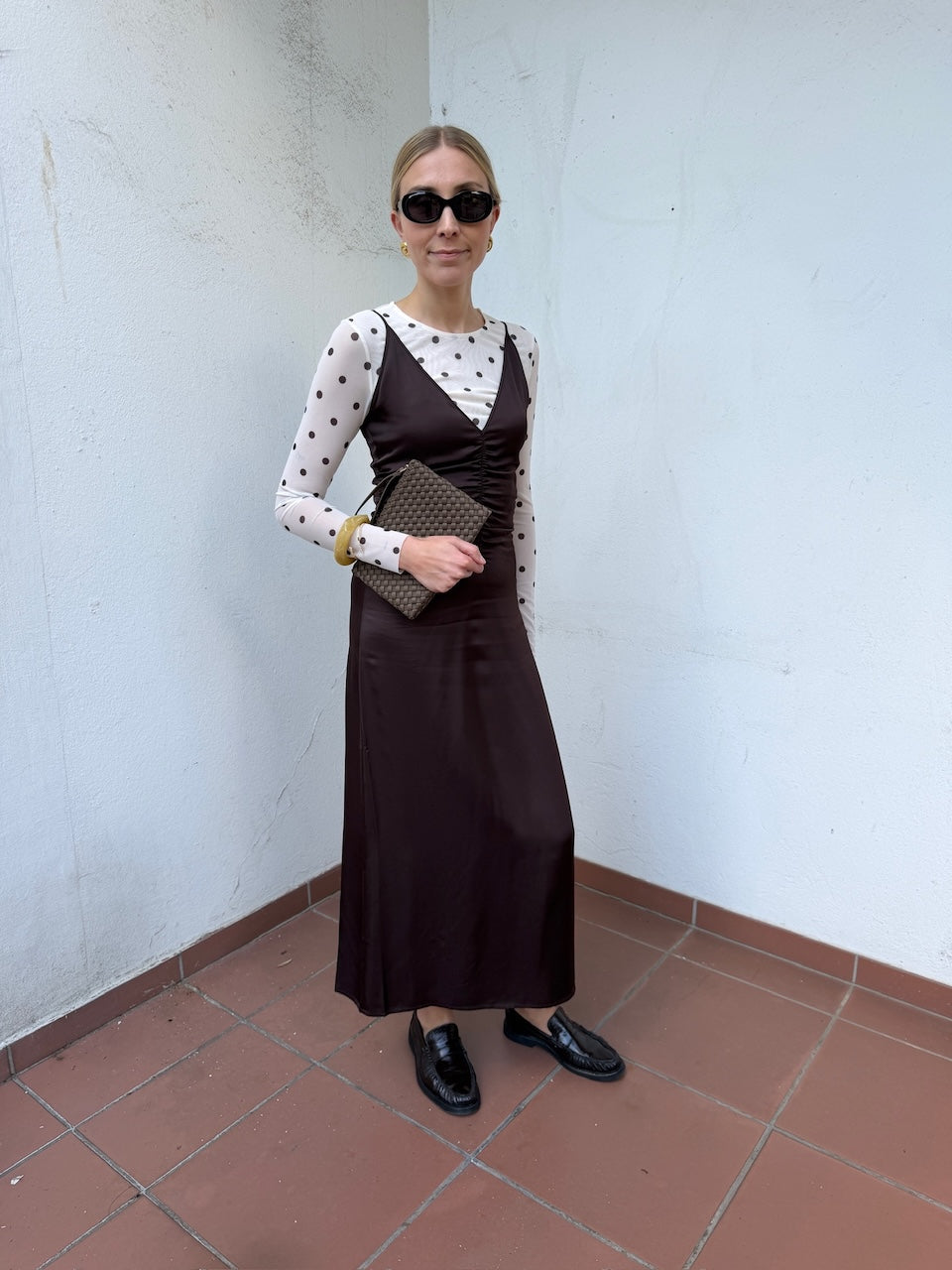 Jodie Longsleeve egret creme dot