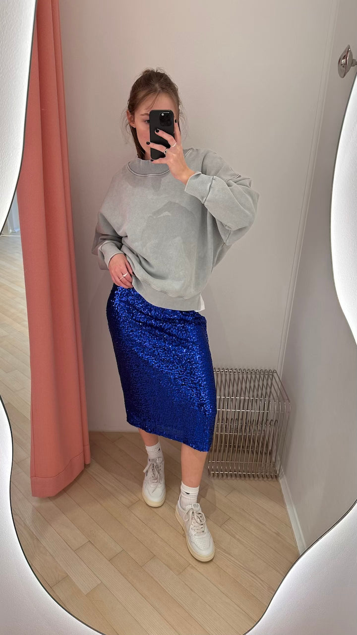 Jolette Skirt bluing sequins
