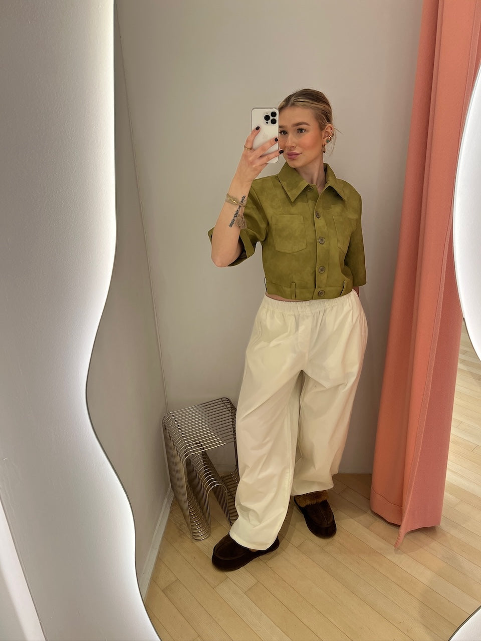 Majsa Shirt Jacket green moss