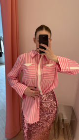 Majse Shirt pink cph stripe