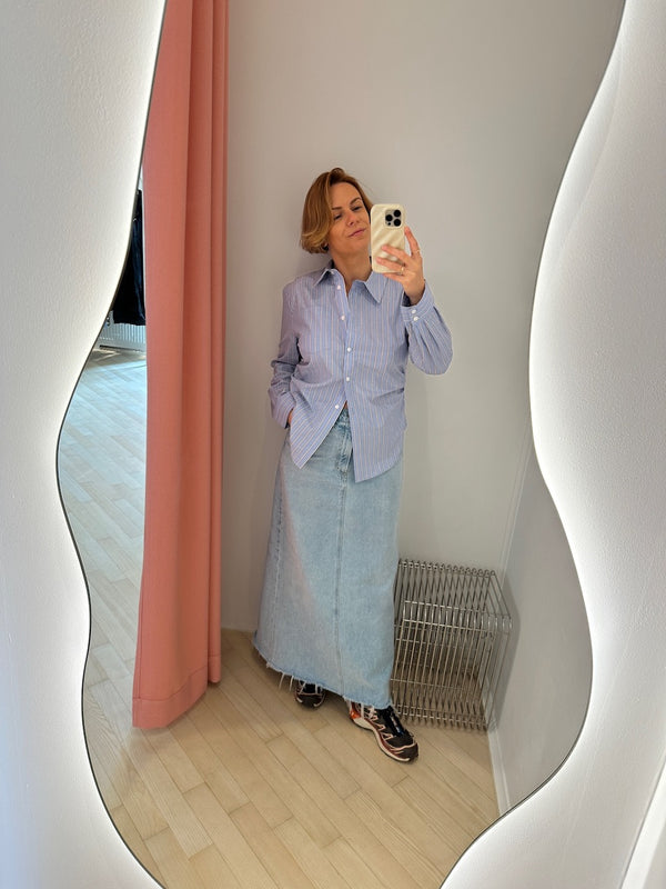 Maria Blouse blue margot