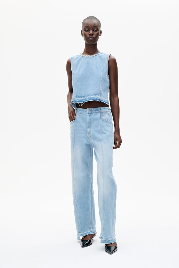 Medine Vest light denim