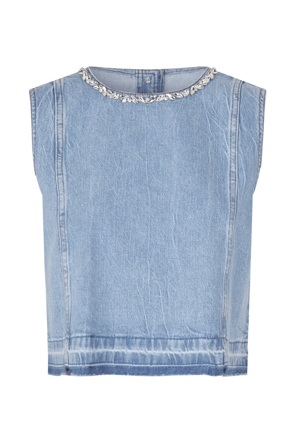Medine Vest light denim