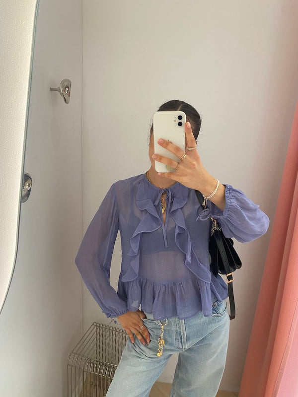 Mikaela Blouse tempest blue