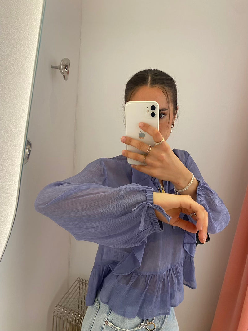 Mikaela Blouse tempest blue