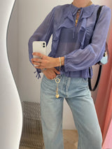 Mikaela Blouse tempest blue