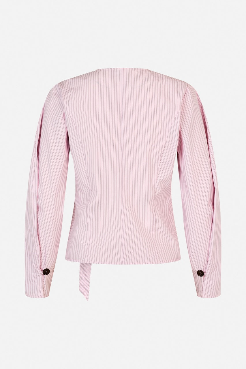 Millea Blouse lilac snow stripe