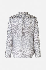 Miranda Blouse grey office leopard