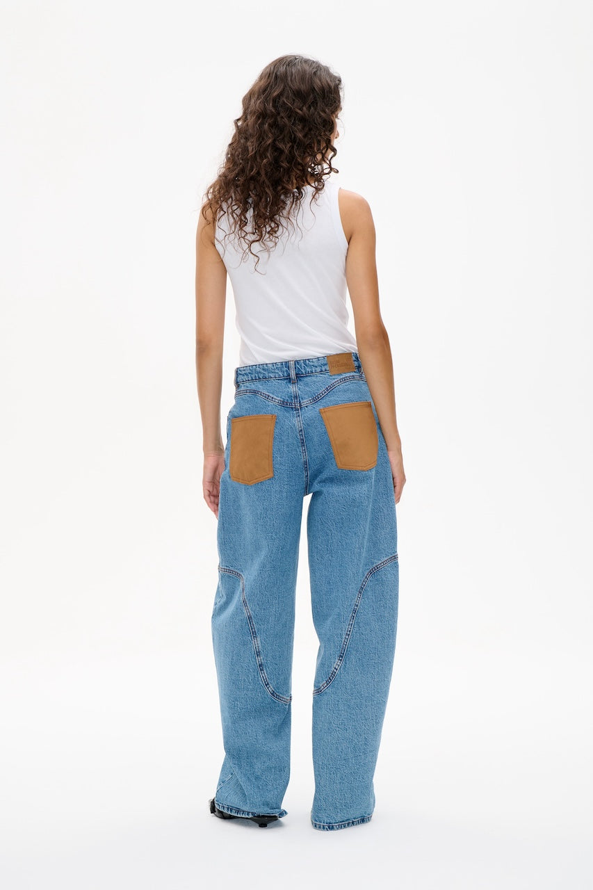 Napoleon Jeans denim suede mix
