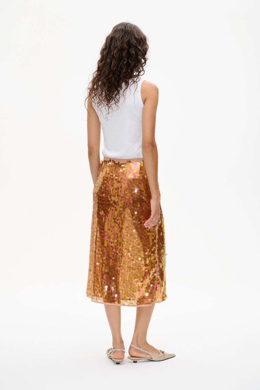 Shania Midiskirt burro caramel