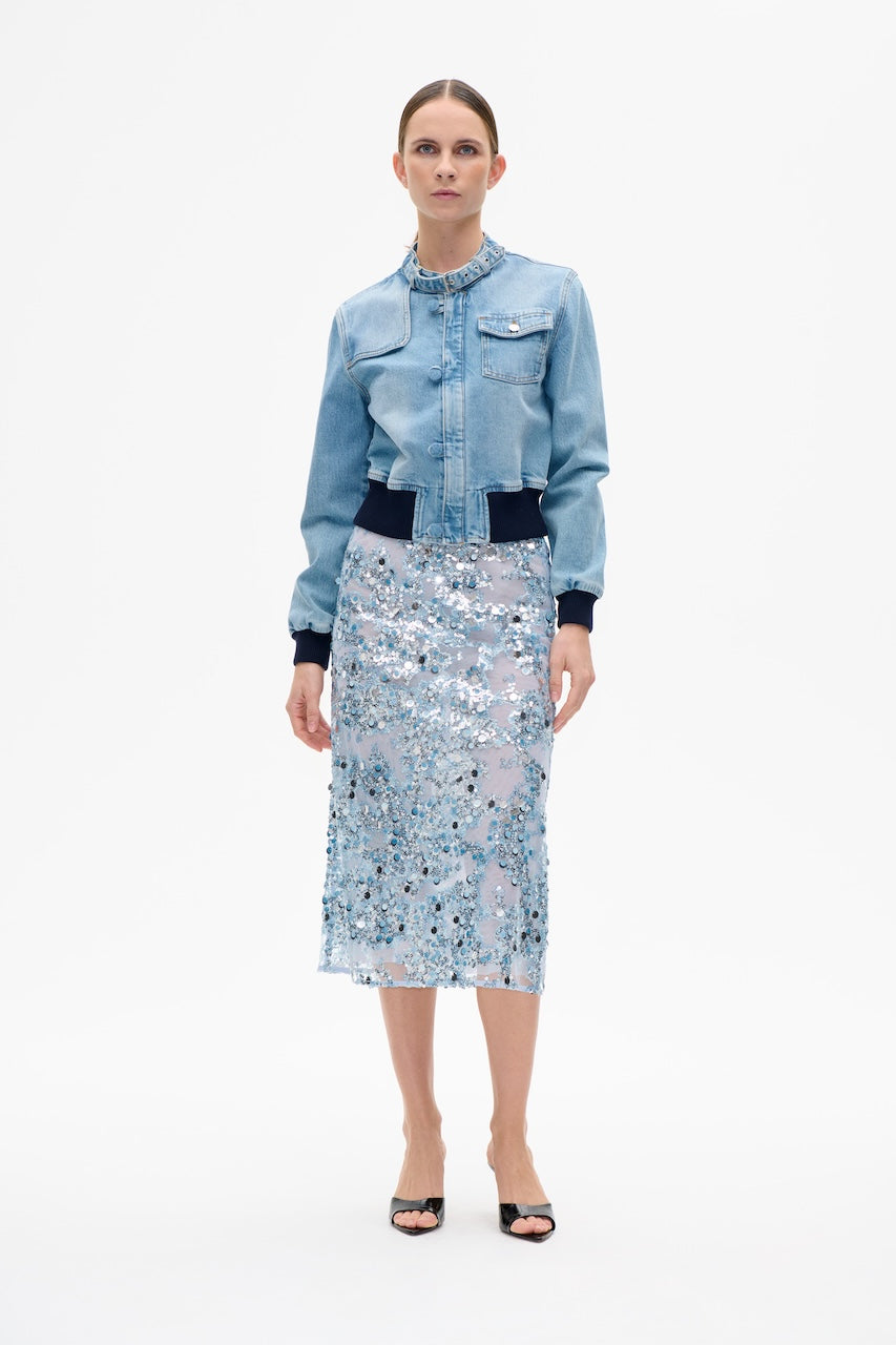 Shania Midiskirt kentucky blue