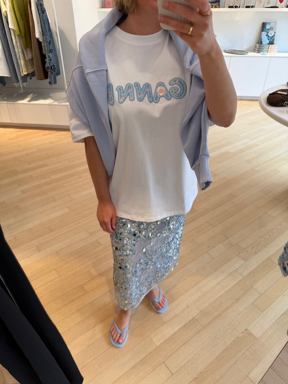 Shania Midiskirt kentucky blue