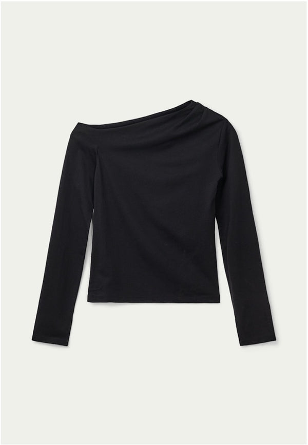 Main Off Shoulder Longsleeve black