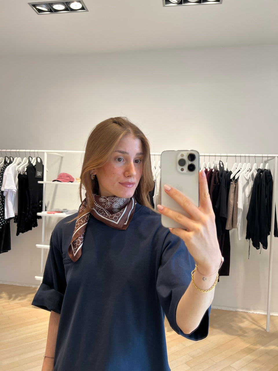Callie Scarf dark brown
