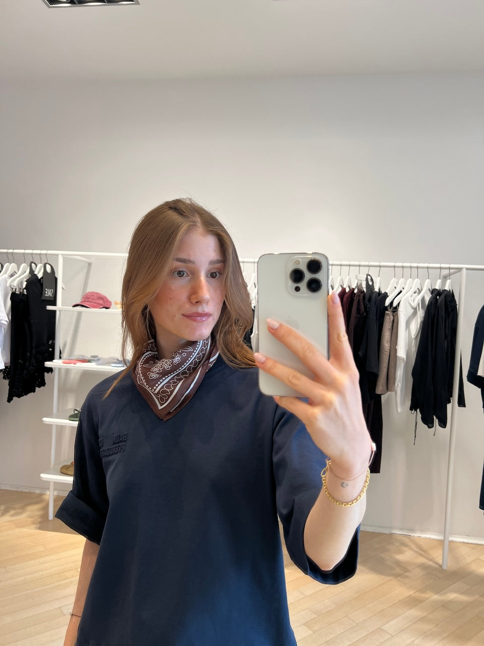 Callie Scarf dark brown