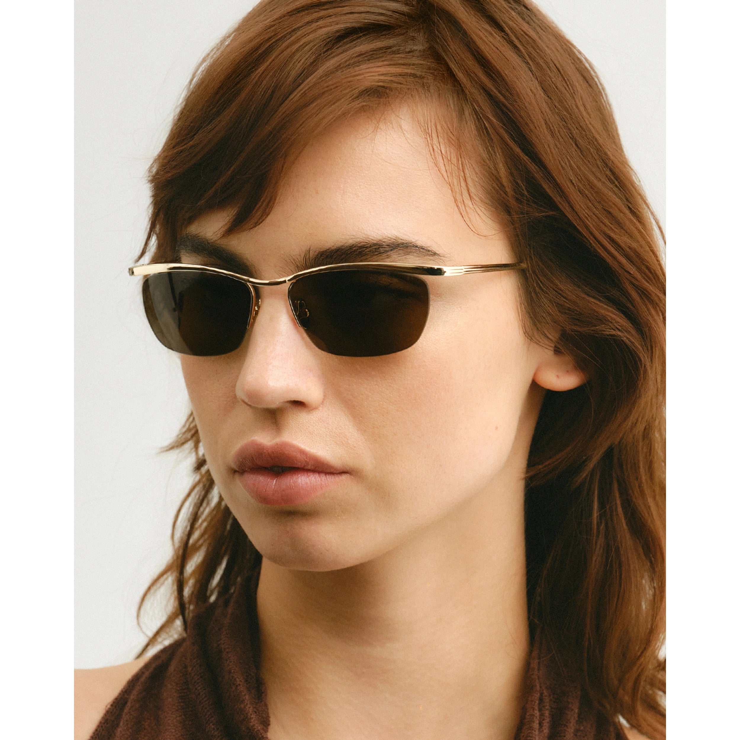 Luc Sunglasses gold brown