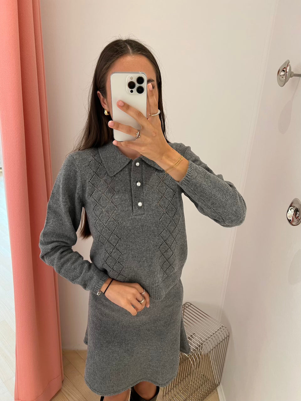 Carmen Polo grey melange