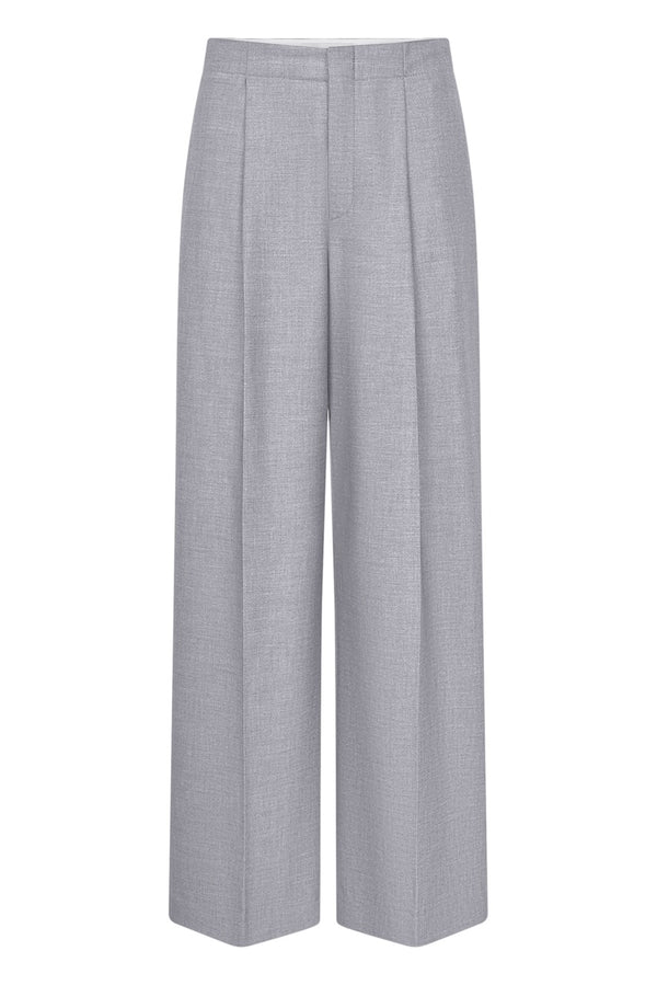 Dilan Pants Blended Cool Wool marmorgrau