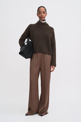 Mika Yak Funnelneck Sweater driftwood