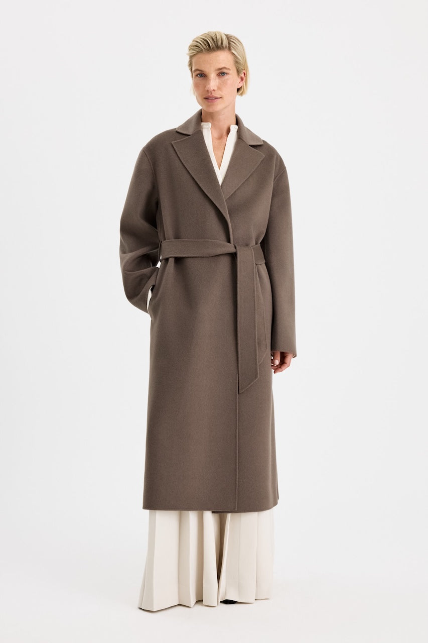 Alyssa Doublé Coat taupe brown