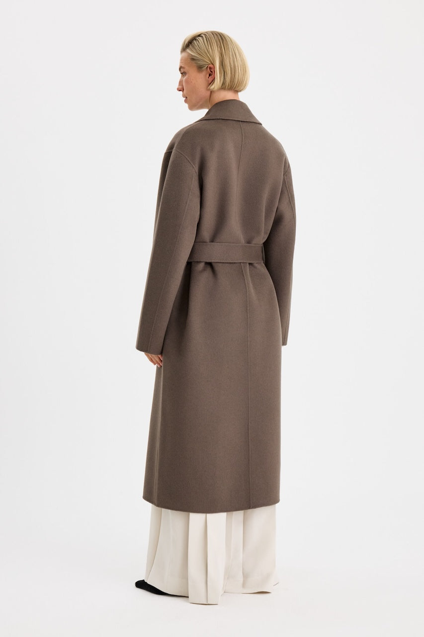 Alyssa Doublé Coat taupe brown