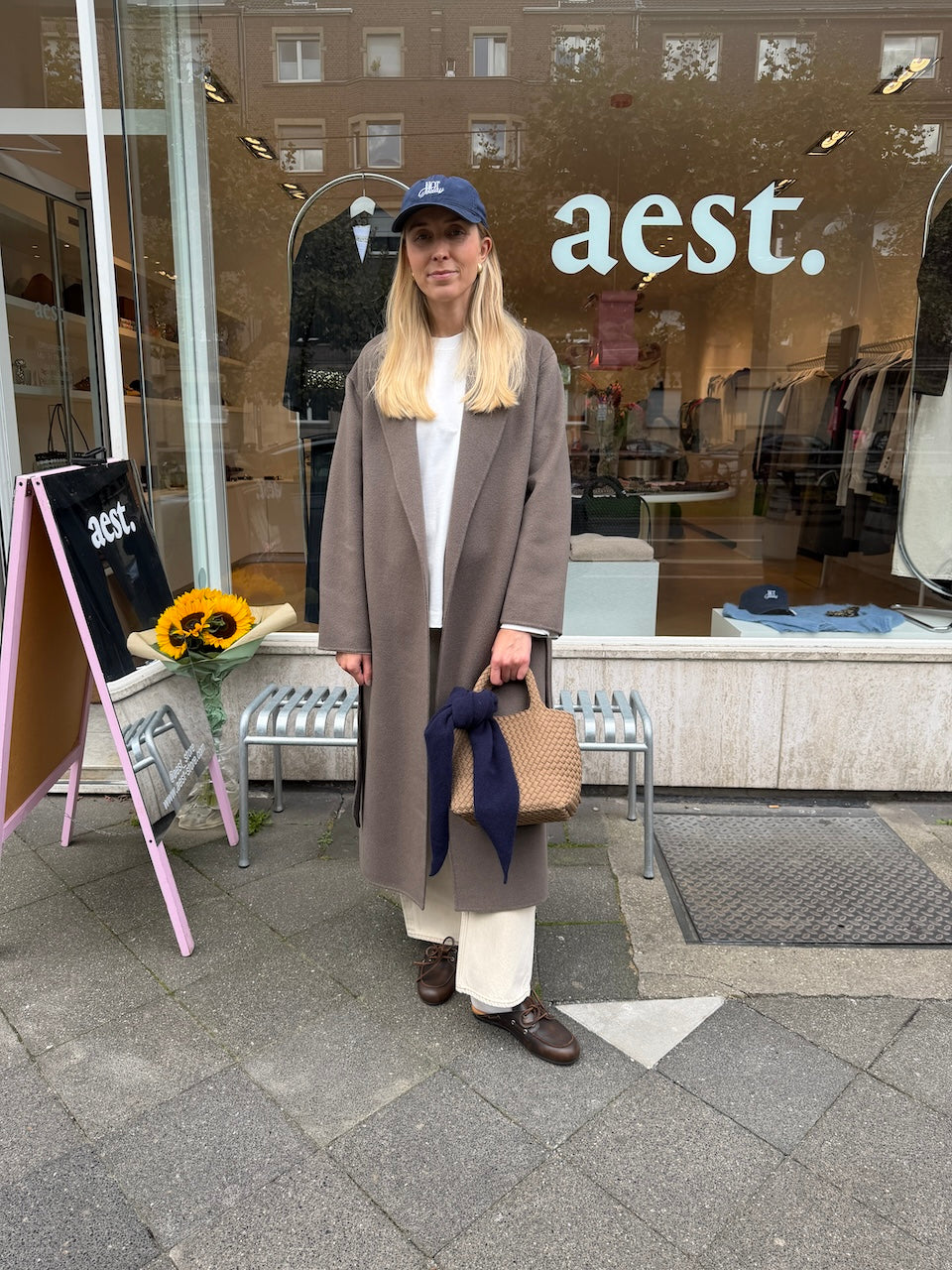 Alyssa Doublé Coat taupe brown