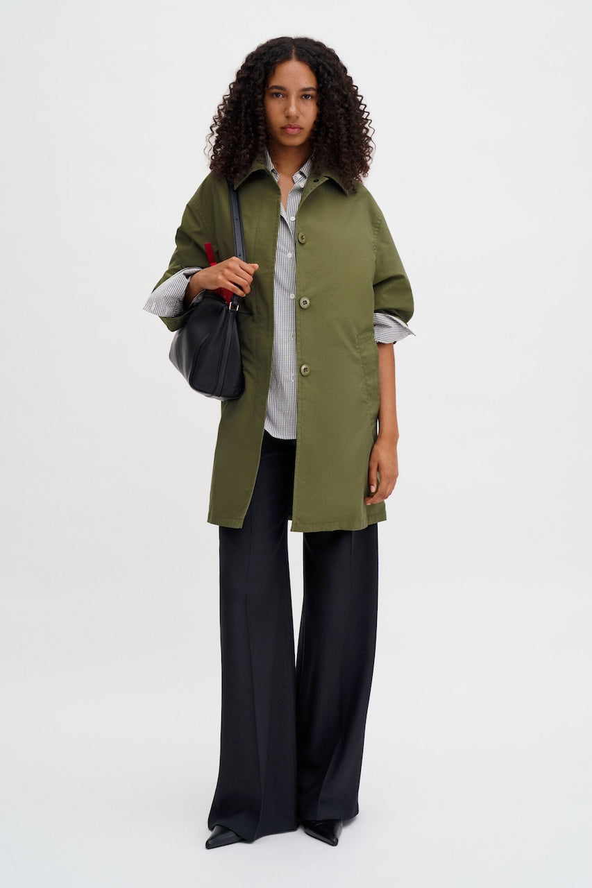 Cassie Car Coat laurel green