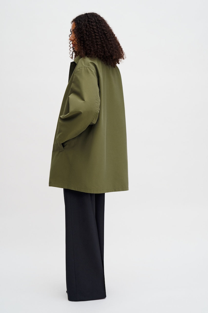 Cassie Car Coat laurel green
