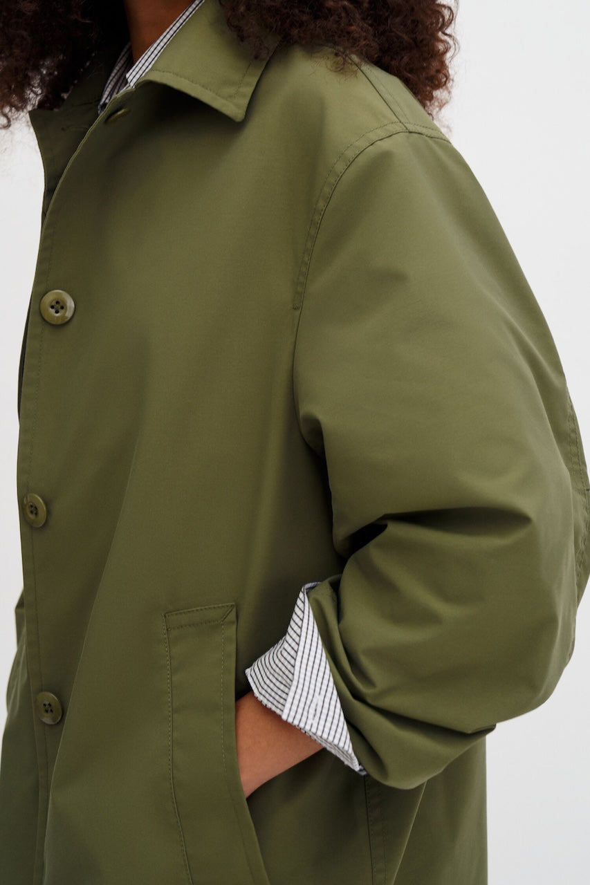 Cassie Car Coat laurel green