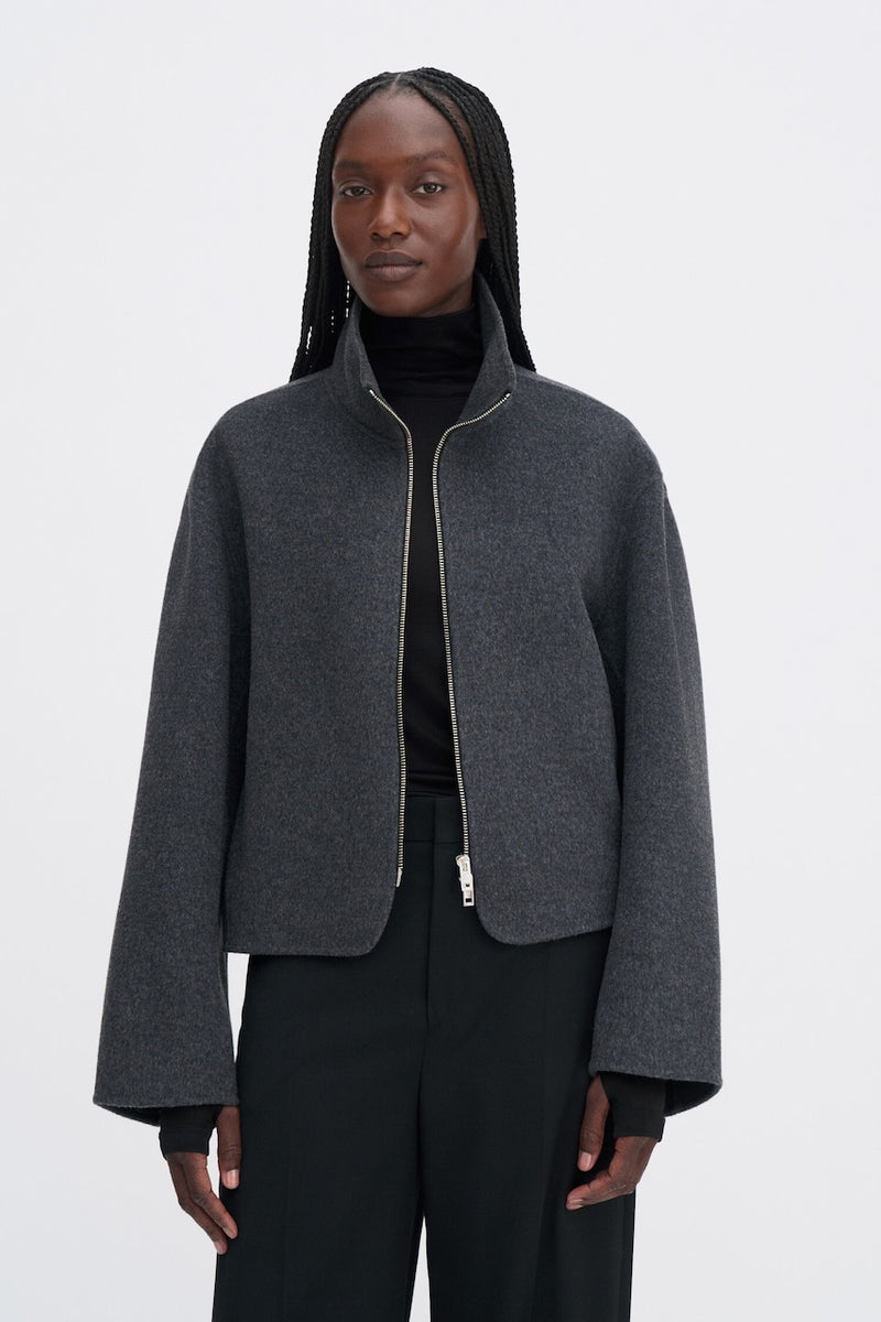 Dafina Jacket dark grey melange