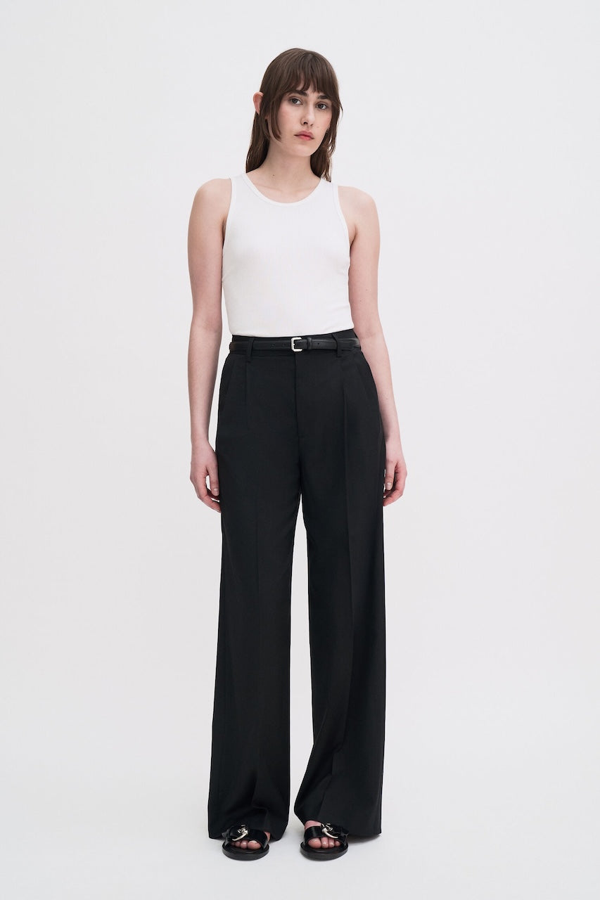 Darcey Cool Wool Trousers black